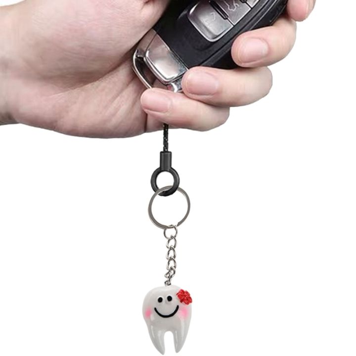 200-pcs-keychain-key-ring-hang-tooth-shape-cute-dental-gift