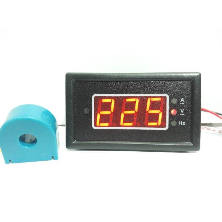 โปรโมชั่น ส่งจากไทย digital volt amp frequency meter 3in1 มิเตอรวัดไฟ