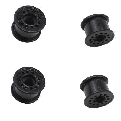 4PCS Gearbox Gear Shift Lever Wearable Cable Plastic Gasket Black 4S6P7412AA for Ford Fiesta Focus