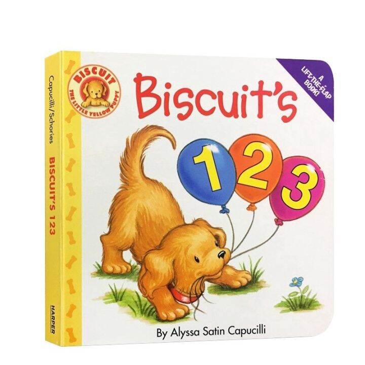Biscuit's 123 Alyssa Satin Capucilli Cardboard Book English Montessori