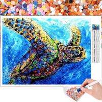 Diamond Painting Turtle Cartoon Animal Ocean 5D DIY Embroidery Set Handmade Home Decor Mosaic Square Round Rhinestone Mural Art