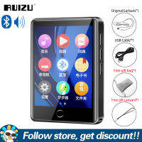 FAAEAL RUIZU M6บลูทูธ MP3เครื่องเล่นเพลงกับ Full หน้าจอสัมผัส8GB 16GB Mini แบบพกพา Hifi แบบกด MP3ผู้เล่นมีในตัวลำโพง Walkman รองรับวิทยุ FM E-Book เครื่องบันทึกเสียงวิดีโอพีโดมิเตอร์ผู้เล่นหน่วยความจำสนับสนุนขยาย128GB