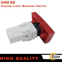 6490.NG Hazard Warning Switch For Peugeot 107 C1 Aygo Mk1 2005-2014 Hazard Light Control Warning Emergency Lamp Switch Push Button