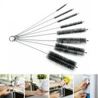 10pcs 8.2Inch Straw Brush Kettle Spout Brush Pipe Cleaner Teapot Nozzle Brush Set Bottle Tube Brush Glasses Straw Cleaning Brush