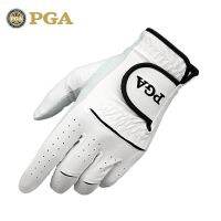 ★New★ American PGA golf gloves mens leather gloves left and right hands lambskin microfiber leather super breathable