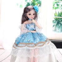 38CM Bjd Doll Gifts For Girl 20 Movable Joints DIY Dolls With Clothes Best Xmas Gifts Handmade Dress Beauty Toys For Children