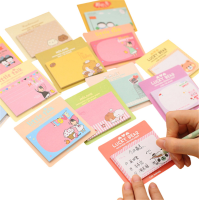 50pcslot Cute Cartoon 9 series Cartoon Memo Pad Paper Sticker Stationery Office Accessories School Supplies wholesale