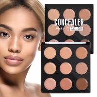 Concealer Palette Cream Kit Concealer Contouring Palette Makeup Kit Cosmetics Cream 9 Color Full Coverage Color Correcting Concealer Palette Exquisite For Mothers Day good