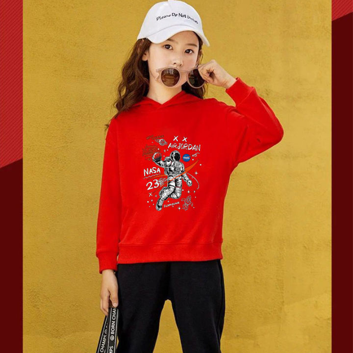 k2313-long-เสื้อฮุ้ดกันหนาวเด็กสไตส์เกาหลี-สกรีนลายการ์ตูนน่ารักใส่ได้ทั้งหญิงและชาย-ผ้าโพลีเอสเตอร์-ใส่สบาย
