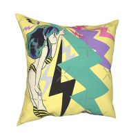 （ALL IN STOCK XZX）Urusei Yatsura lum Invader Pillow Case VOL Soft Polyester Pillow Case 45X45CM Double sided Printed Pillow Case   (Double sided printing with free customization of patterns)