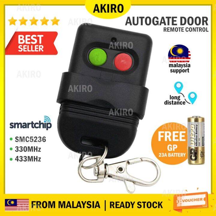 AKIRO Malaysia Autogate Door Remote Control Key Duplicator SMC5326