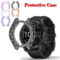 Soft TPU Protection Case For Garmin Fenix 7 7S 7X 5S 5 5X Plus 6S 6 6X Smart Watch Protector Frame Cover Bumper Shell Fenix7 Cases Cases