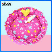 DUDU บ้านฟักทองสำหรับสัตว์เลี้ยง,บ้านสุนัขและบ้านแมวใช้สองอย่างพับได้อุปกรณ์สำหรับสัตว์เลี้ยง (สุ่มสี)