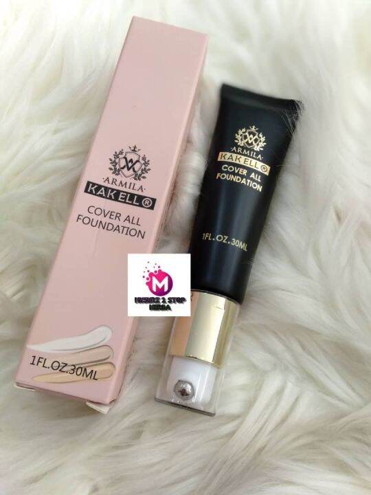 KAK ELL COVER ALL FOUNDATION CODE 01,02 Lazada