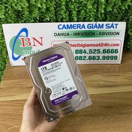 Ổ cứng hdd western 1tb chuyên dụng camera, ổ cứng dành cho đầu ghi camera - ảnh sản phẩm 2