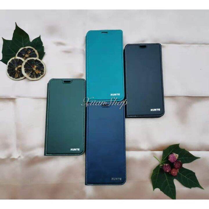 เคส-ฝาพับ-ทูโทน-กระเป๋า-xunte-3-samsung-รุ่น-j2prime-j2pr0-j4plus-j7-j710-j730-j7prime-j7plus-j8-a9-a9pro-s7edge-s8-s8plus-s9-s9plus