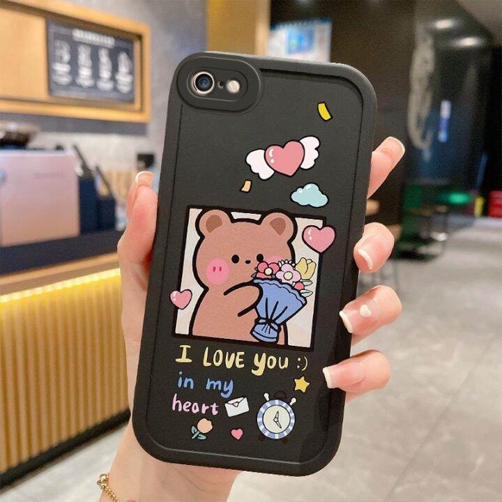 เคส-iphone-6-6s-7-8-plus-2020-2022-ภาพวาดสีน้ำมันน่ารักกรณีโทรศัพท์-xxxpn