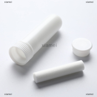 xiamei 10pcs Inhaler Stick น้ำมันหอมระเหยน้ำมันหอมระเหยกลิ่นจมูกสีขาว