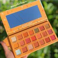 ? 1 แถม 1 พาเลท​แต่งหน้า​ อายแชโดว์​ Orange Anylady Eyeshadow​ 18 สี เนื้อแมท เนื้อ​ชิ​มเมอร์​ สีสวย โทนส้ม โทนพีช กันน้ำ ติดทน [ ความสวยและความงาม ]