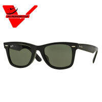 แว่นตา Ray-Ban รุ่น  WAYFARER RB2140F 135831 สี BLACK ขนาด 52 ของแท้รับประกันศูนย์ประเทศไทย 1 ปี