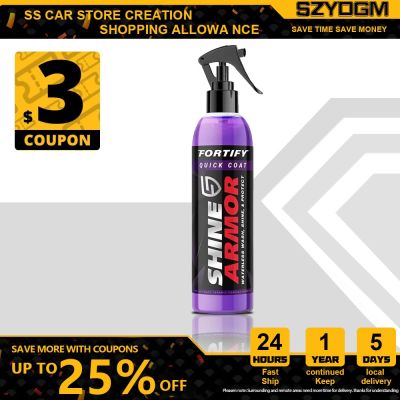 【CW】 SHINE ARMOR Coat  Car Wax Spray Waterless  amp; Hydrophobic Top