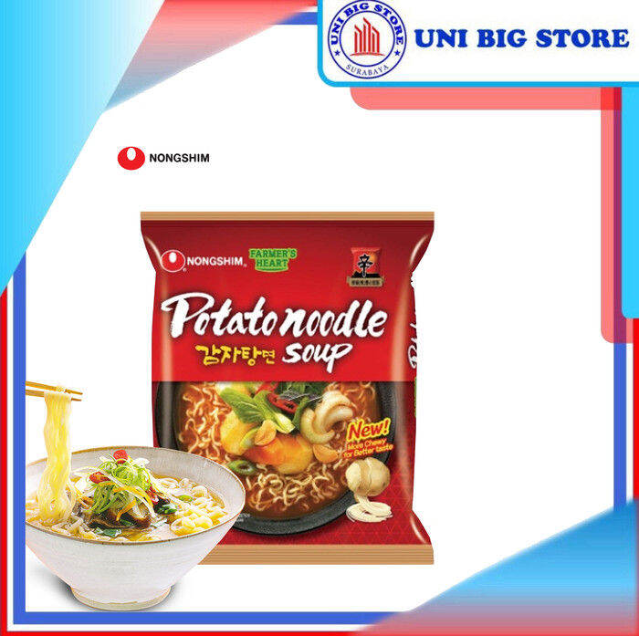 Nongshim Potato Noodle Soup 110 Gr Mie Kentang Korea | Lazada Indonesia