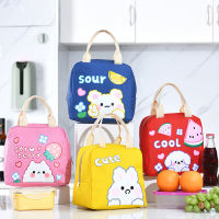 Houseeker Cartoon Animals Baby Insulation Bag Portable Waterproof Milk Bottle Food Thermo Bag Children Adult Women Food Bag