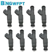 8X หัวฉีดน้ำมัน0280155823 13641747406 13641707843สำหรับ BMW M60 M62 540I 740I 840Ci 4.4L 4.0L V8 1993-1998