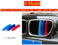 แต่งรถสำหรับ Bmw X1 E84 F48อุปกรณ์เสริมกระจังหน้าหมวกฝาครอบกระทะลายขวางสำหรับ M Sport สติกเกอร์รถยนต์กรอบตกแต่ง