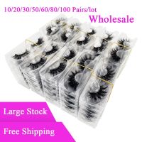 Bulk Items Wholesale Bundles Lots Beauty Makeup 3D Fluffy Wispy Mink Hair Natural Eye Lashes Fake False Strip Eyelashes Vendors Cables Converters