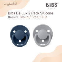 จุกนมหลอก จุกหลอกสำหรับเด็กแรกเกิดขึ้นไป Bibs รุ่น De Lux | ผลิตจากซิลิโคน | ลักษณะจุกแบบกลม | Onesize จาก BIBS