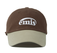 [สินค้าขอแท้100% พร้อมส่ง] Emis NEW LOGO MIX BALL CAP-BEIGE/BROWN