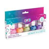 3C4G Confetti Nail Polish 5pk