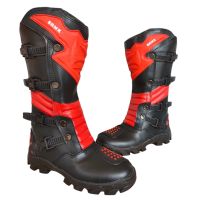 Rubber Black Red Cross Shoes 39-45 with 4 Straps for Men