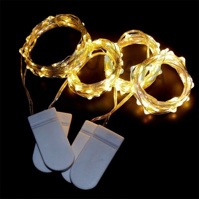 2/4M Led String Lights Battery Operated Mini Fairy Lamp Christmas Light Copper Wire String Light for Wedding Xmas Garland Party Fairy Lights