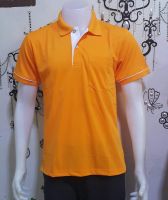 SamPolo เสื้อโปโล-สีส้ม Orange เสื้อโปโลทีมงาน เสื้อทำงานสีส้ม เสื้อสุภาพสีส้ม เสื้อกลุ่ม