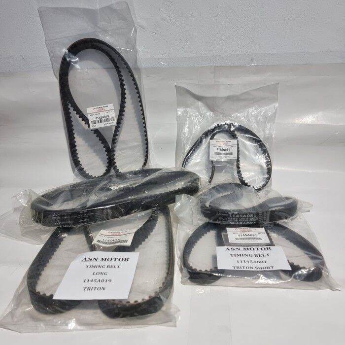 TIMING BELT MITSUBISHI TRITON PER 1SET LONG DAN SHORT GENUINE TYPE