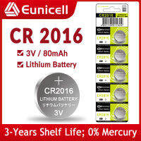 Eunicell 70MAh CR2016เซลล์แบบเหรียญแบตเตอรี่ CR 2016 DL2016 BR2016 LM2016 ECR2016 3V ปุ่มสำหรับนาฬิกากุญแจรีโมท