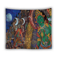 Buddha mural tapestry wall cloth temple decoration wall car trippy tapestry on the wall