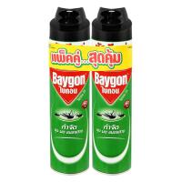 โปรโมชัน สเปรย์กำจัดแมลง BAYGON GREEN 600 มล.แพ็กคู่ SPRAY KILLER INSECTS BAYGON 600ml 2 PCS GREEN สารกำจัดแมลงและสัตว์ อุปกรณ์กำจัดแมลงและสัตว์รบกวน ราคาถูก เก็บเงินปลายทางได้