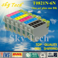 TX650บวก TX710W T0826N RX590 RX690 Epson สำหรับ-T0821N TX810FW TX700W เดียวสำหรับเครื่องสแกน TX800FW ชุด BK