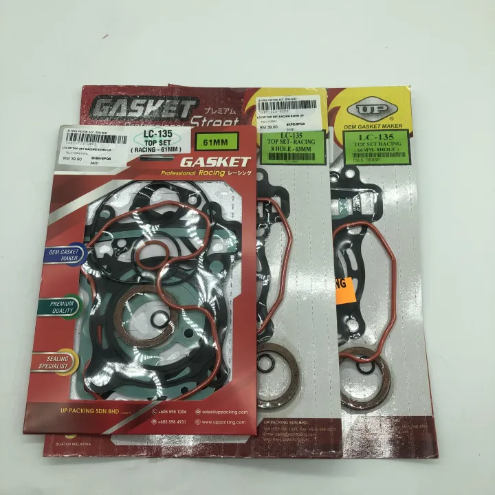 YAMAHA LC135 LC 135 FZ150 FZ 150 RACING TOP SET GASKET 61MM 63MM 66MM