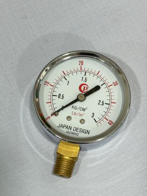 เกจวัดแรงดัน (มีขนาด3/4kg) เลือกขนาดตอนกดสั่งซื้อ เกจ์วัดกำลังอัด (Pressure Gauge) อุปกรณ์ปั๊มลม แบบแห้ง เกลียวออกล่าง แท้ ส่งเร็ว-ทันใช้