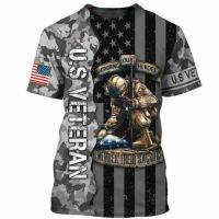 T SHIRT   Veterans in order to respect our hero 3D T-Shirt Gift to dad and grandpa shirt men and women（free custom NAME&amp;LOGO)