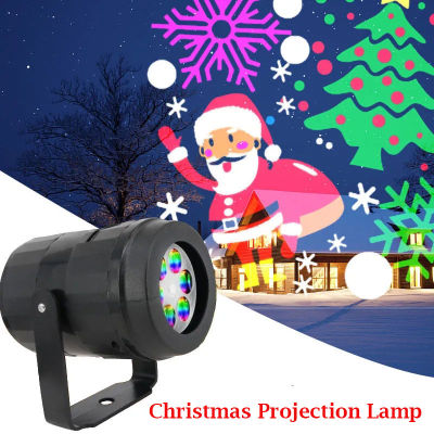 16 Patterns Christmas Laser Projector Outdoor Light for Christmas New Year Stage Par Disco Home Party Decoration High-brightness