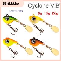 B2RJKKKHO 2pcs Wobblers crankbaits เหยื่อตกปลาโลหะ ช้อนโลหะโลหะ ตะขอสามชั้น ล่อ VIB ร้อนแรงมาก ที่หมุนได้ เหยื่อตกปลาช้อน อุปกรณ์ตกปลาสำหรับตกปลา