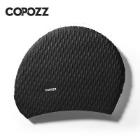 COPOZZ Water Sports Men Swimming Cap for Pool Swim Caps Long Hair Women Swimming Hat for Men Quality Fashion Print Brand Swim Caps