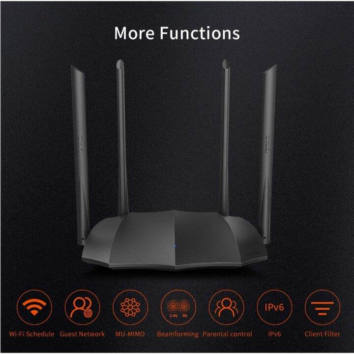 tenda-ac8-ac1200-เราเตอร์-6dbi-4-เสาอากาศ-wifi-repeater-2-4ghz-5ghz-dual-band-รองรับ-windows10-mac-รองรับใช้งาน-router-mode-ap-mode-repeater-mode-ติดตั้งง่าย