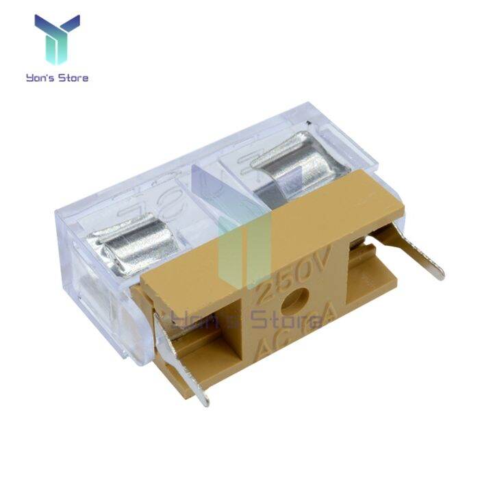 【cw】 5Pcs/lot 5x20mm Fuse Holder Panel Mount PCB Insurance Tube Socket