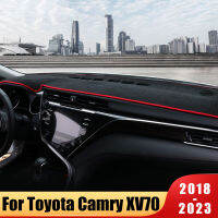 สำหรับ Toyota Camry 70 XV70 2018-2020 2021 2022 2023รถ Dashboard Cover Mat หลีกเลี่ยง Light Pad แพลตฟอร์มพรมอุปกรณ์เสริม